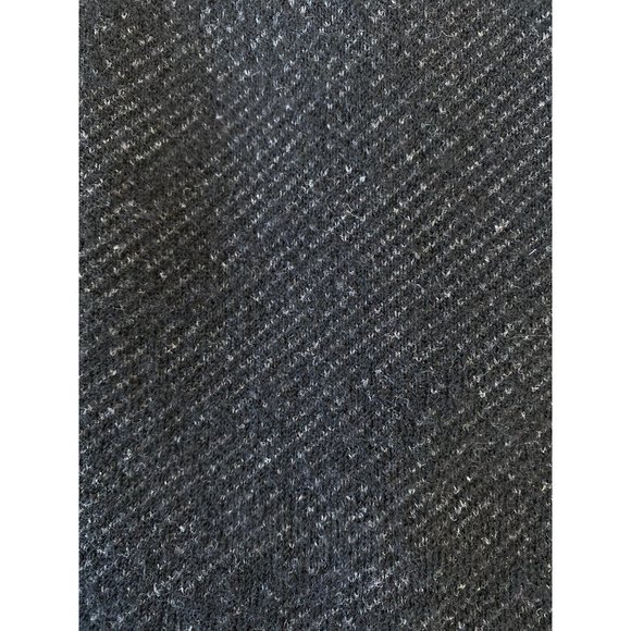 Eileen Fisher Small Charcoal Gray Black Wool Knit Pencil Skirt Herringbone Weave - Picture 10 of 16